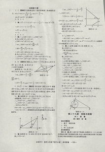 湖南教育出版社九年级数学上，难点解析？