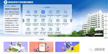 湖南省教育厅政务服务旗舰店网址是http？