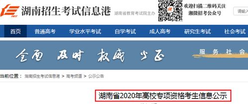 湖南教育考试网官网信息如何获取？